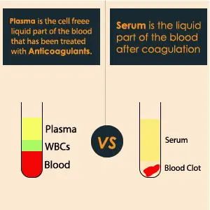 Difference between Plasma and Serum