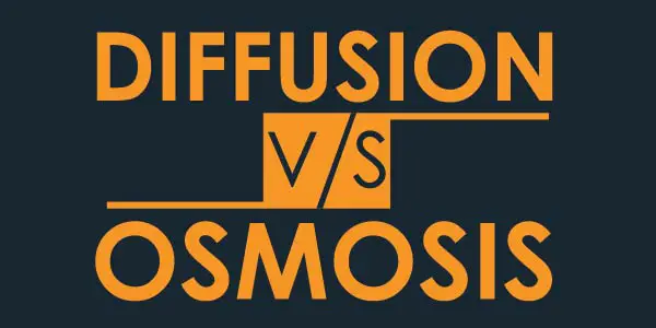 Difference between Diffusion and Osmosis